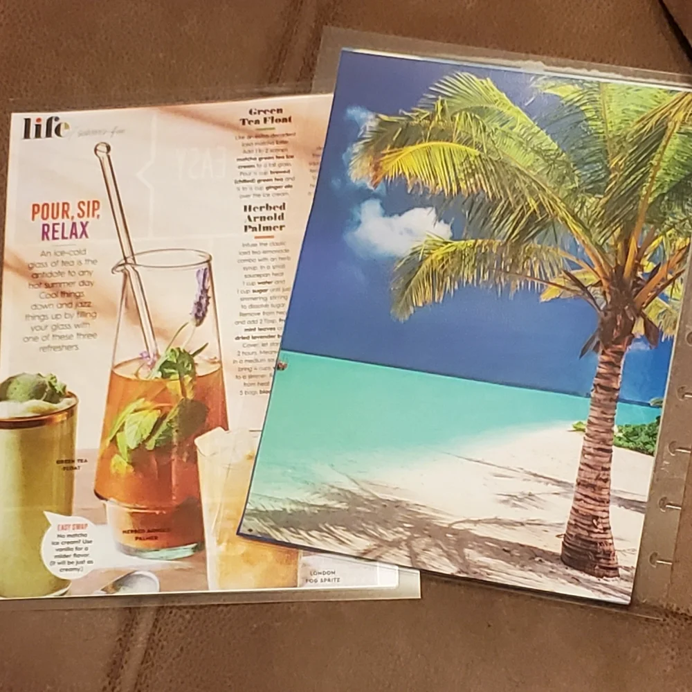 Homemade cover for a classic size Disc Bound Planner